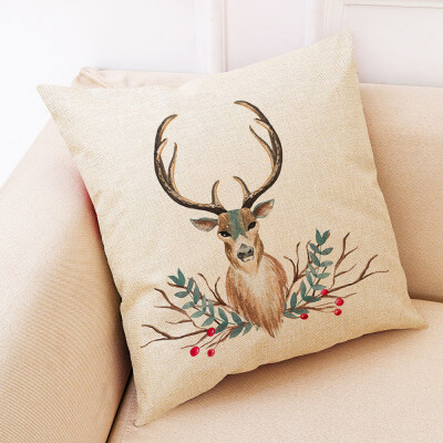 

Tailored Christmas Home Decor Cushion Cover Graffi Style Throw Pillowcase Pillow Covers