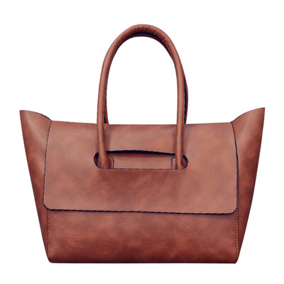 

Fasion Women Retro Vintage PU Leather Shoulder Handbag