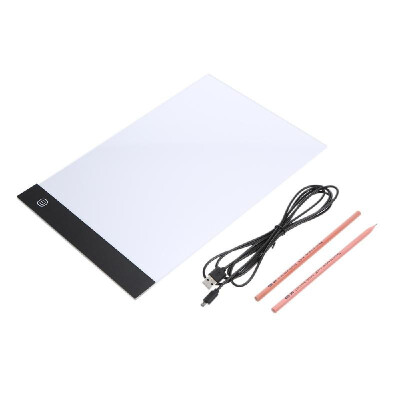 

A4 LED Art Light Pad Tracing Drawing Table Board for Kids Artists& One Black Draw Pad Holder