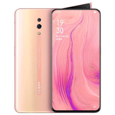 

OPPO Reno 48 million ultra clear pixel NFC ultra clear night scene 6GB256GB mist powder full Netcom dual card dual standby mobile phone full screen camera smart game mobile phone