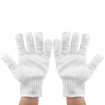 

Greensen 1 Pair Cut Resistant Gloves Anti-cutting for Gardening Butcher Work Outdoor Protection Tool