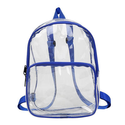 

Transparent PVC Backpacks Women Clear School Bags Knapsacks Shoulder Bags