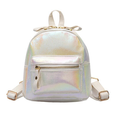 

Small Travel Backpacks Women Leather Shoulder School Bags Preppy Knapsack