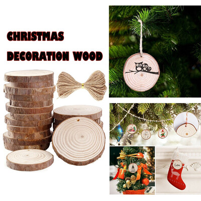 

Tailored Natural Wood Slices 20 Pcs 2 inch-275 inch Craft Wood Kit Unfinished Predri