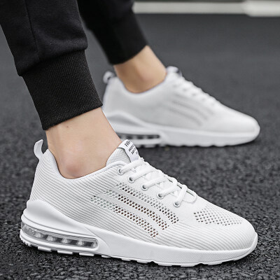 

Mens shoes breathable thin trend wild sports casual running mesh mens white tide shoes