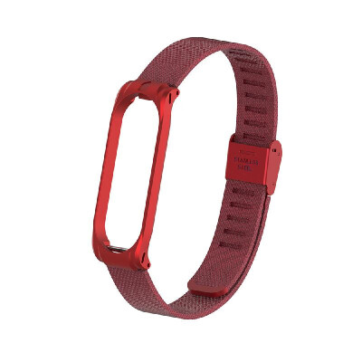 

Metal Strap Wristband For Mi Band 3 4 Replacement Business Durable Metal Screwless Stainless Steel Bracelet Band