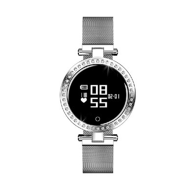

Microwear X10 Women Smart Watch 066-Inch OLED Screen IP68 Waterproof Smart Bracelet BT40 Heart Rate Blood Pressure Sleep Monitor