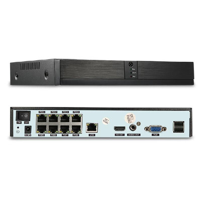 

8CH Channel Full HD 1080P POE NVR Network Video Recorder Support Onvif P2P AndroidiOS APP Motion Detection for CCTV Security Surv