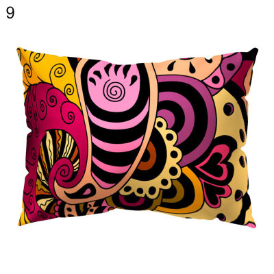 

Colorful Irregular Printed Throw Pillow Case Cushion Cover Sofa Bed Home Decor