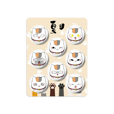 

redCherry Anime Brooches Button Badges Pins Set for Clothes Backpack Pencil Case 8pcsset