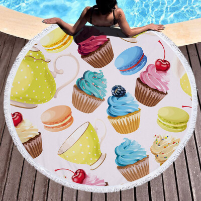 

Toponeto 1 PC Round Beach Pool Home Shower Towel Blanket Table Cloth Yoga Mat