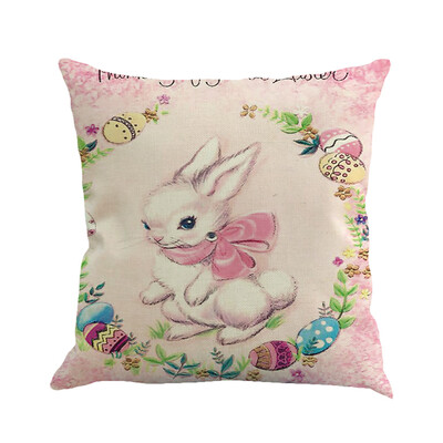 

〖Follure〗Easter Sofa Bed Home Decoration Festival Pillow Case Cushion Cover