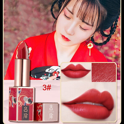 

Forbidden City Chinese Style Matte Lipstick Long Lasting Lip Cosmetics Waterproof Lip Stick
