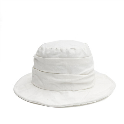 

Lady Hat Fishermans Cap Customized Summer Style Wrinkle Sunscreen Sunshade Cap Outdoor Beach Hat Tide