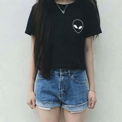 

Women Sexy Cropped Tops Scoop Neck Casual T-Shirt Short Sleeve Tops