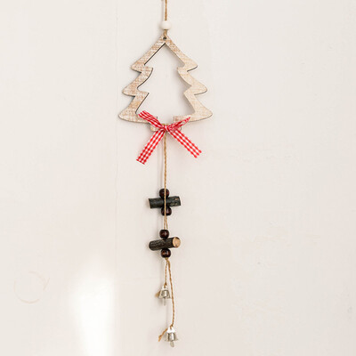 

〖Follure〗Christmas Decor Gifts Wooden Pendant Tree Ornament Party Home Hanging Decor