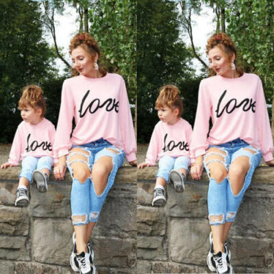 

Family Matching Sets Mother&Daughter Winter Sweater Tee DSDDY MOMMY KIDS Clothes