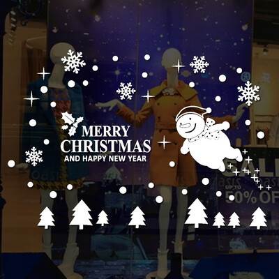 

Tailored Wall Window Stickers Santa Claus Snowflake Christmas Xmas Vinyl Decals