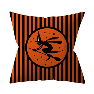 

Happy Halloween Square Pillow Cases Car Sofa Cushion Cover Home Decor