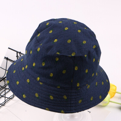 

2019 new fishermans Hat Korea ladies spring&summer pineapple basin Hat simple personality Hat Hat couple Hat tide