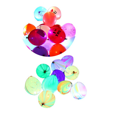 

50PCSSet Glow LED Latex Balloon Light Ball Lamp Lantern Cocktail Evening Air Balls Inflatable Wedding Birthday Party