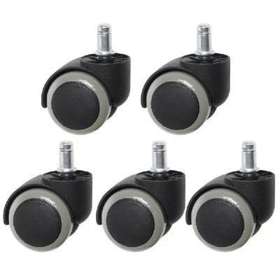 

5pcs Office Chair Roller Caster Wheels Office Chair Casters Universal Wheels 2" Caster Wheel Swivel Caster Universal Casters Omni