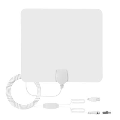 

Indoor Amplified HDTV TV HD Antenna 80 Miles Long Range Digital TV Antenna