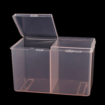 

Toponeto 2 Grid Nail Art Storage Box Rhinestone Bead Acrylic Crystal Gem Jewelry Decorati