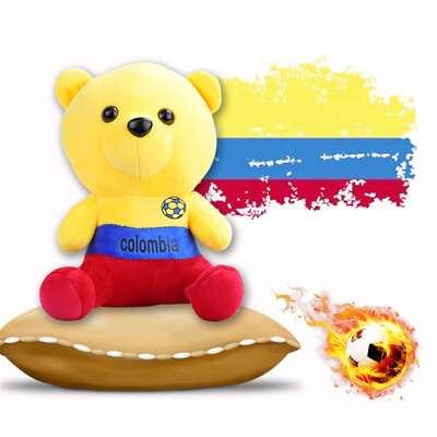

Siaonvr Adorable Cartoon Creative National Flag Soft Bear Doll Stuffed Plush Doll Toys