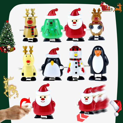

YIWULA8Pcs Christmas Wind-Up Toy Assortment for Christmas Party Favors Bag Filler