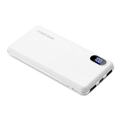 

10000MAh Mini Ultra-thin Mobile Power External Battery Portable Charger With Dual USB Output Suitable For Mobile Phones