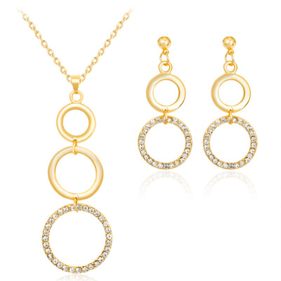 

Diamond Set Jewelry the Quality Necklace Europe Beauty Jewelry Jewelry Beautiful Circle Earrings