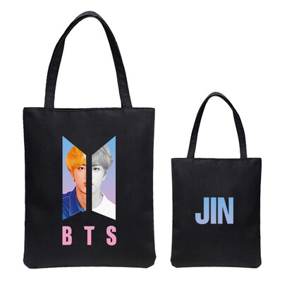 

Kpop BTS Bangtan Boys Avatar Print Canvas Bag Shoulder Bag Hot Gift for ARMY