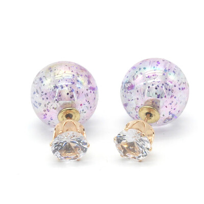 

Olaru 2019 New Crystal Crown Stud Earrings Thick Double Round Circle Rings Earrings For Women Zinc Alloy Trendy Hiphop Rock