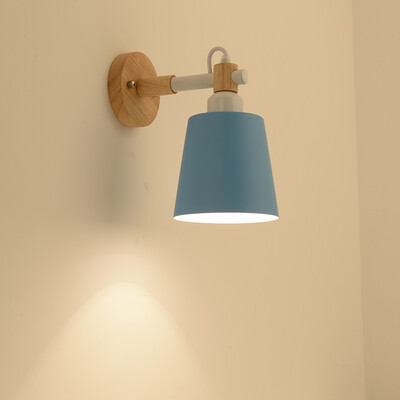 

Gobestart Creative Wall Lamp Swing Head Sconce light Bedroom Lighting Bedside Reading Lamp