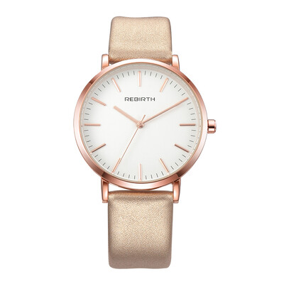

Cross-border exclusive REBIRTH RE057A quartz waterproof belt watch men&women watches