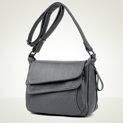 

Tailored Fashion Ladies Luxury Soft Leather Versatile Messenger Bag Shoulder Bag