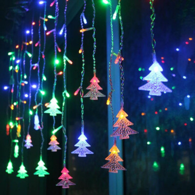 

Toponeto 35M Christmas Tree Icicle Fairy String Lights LED BulbsHome Xmas Decoration