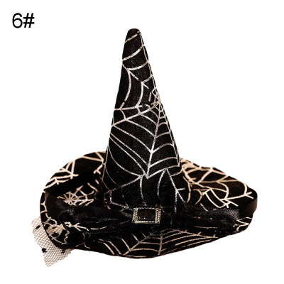 

1Pc Halloween Witch Hat Knot Hairband Hairpin Headpiece Cosplay Party Props