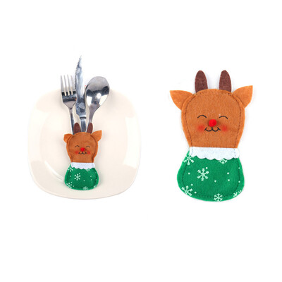

〖Follure〗Decoration Creative Home Party Fork Set Hat Storage Tool Christmas Bag
