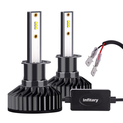 

Infitary H1 Car LED Headlights Auto LED Lamps 12v 72W with ZES Chip