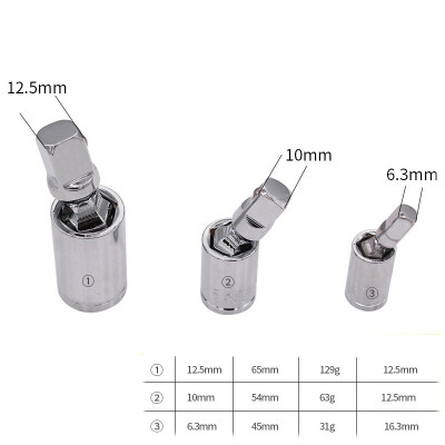 

14 38 12 inch Metal Joint Ratchet Angle Extension Socket Adapter Accessories