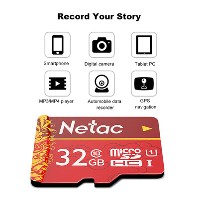 

Netac TFMicroSDMemory Card U1 C10 Traffic Recorder Monitoring Camera Mobile Phone Storage Card 64GB