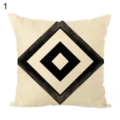 

45x45cm Rhombus Design Cushion Cover Pillow Case Home Cafe Sofa Bed Car Decor
