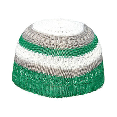 

Men Muslim Islamic Prayer Cap Color Block Outdoor Skull Hat Topi Beanie Headwear