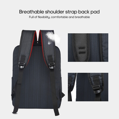

15" Multifunctional Anti-theft Business Travel Laptop Compartment Backpack School Sport Daypack Lightweight Water-resistant