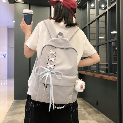 

The Backpack for College Students in Korean Edition of Women in Bookbags High School Senior Forestry College Guzhuang Campus Large