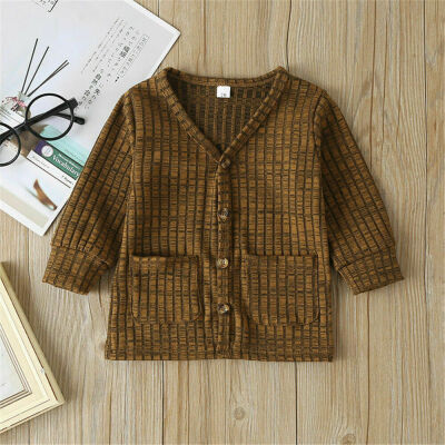 

Newborn Baby Boy Girl Kid Top Jacket Coat Knitted Sweater Clothes 6M-3Y