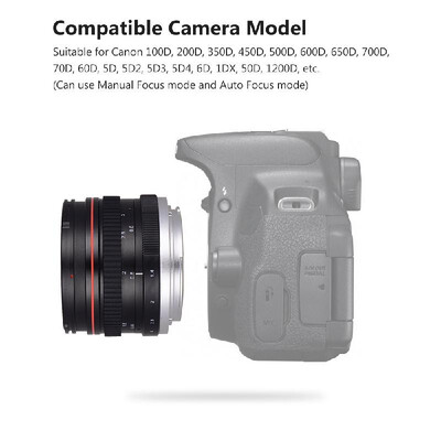 

50mm f14 USM Large Aperture Standard Anthropomorphic Focus Lens Camera Lens Low Dispersion for Canon 100D 200D 350D 450D 500D 60