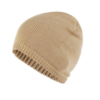 

Tailored Fashion Women Unisex Casual Knitting Wool Hemming Hat Solid Keep Warm Winter Cap